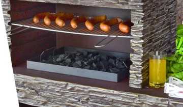 Садовый гриль на бетонном угле, гриль из искусственного камня + бесплатно