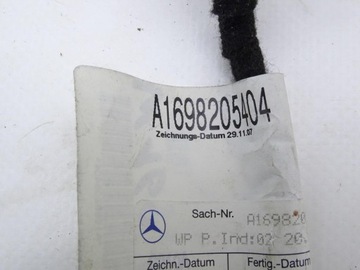 MERCEDES TŘÍDA A W169 04-12 SVAZEK INSTALACE SEDADLA PRAVÝ PŘEDNÍ