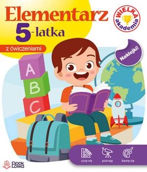 ELEMENTARZ 5-LATKA Z ĆWICZENIAMI.WIELKA AKADEMIA 5