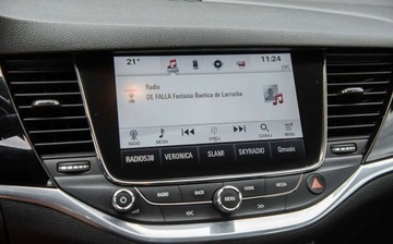 Opel Astra K Sports Tourer 1.4 Turbo 125KM 2017 Opel Astra 1.4B 140Ps Ledy Bixenon El.Klapa PolSkora Radar Hands FreeZADBA, zdjęcie 23