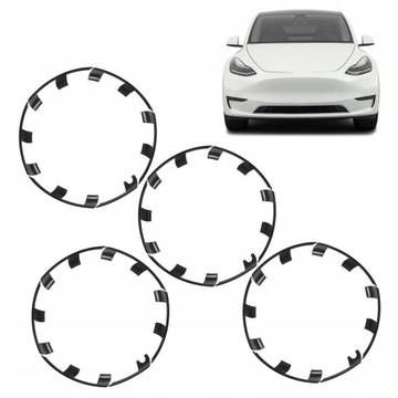 24X ЗАЩИТА КОЛЕСНОГО ОБОДА НАШИВКА КОЛЕСНОГО КОЛПАКА ДЛЯ МОДЕЛИ TESLA Y PERFORMAN