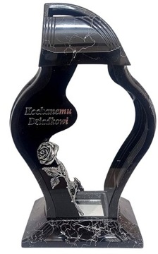 Znicz Faraon NAPIS Kochanemu Dziadkowi 34 cm cz/sr