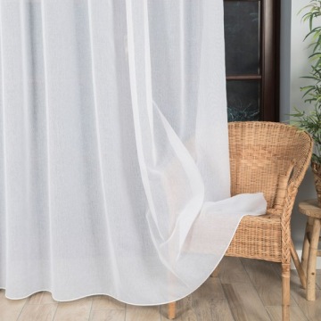 ГОТОВАЯ ШТОРА, ГЛАДКИЙ ЭТАМИН, С ЛЮСОНАМИ 140Х250