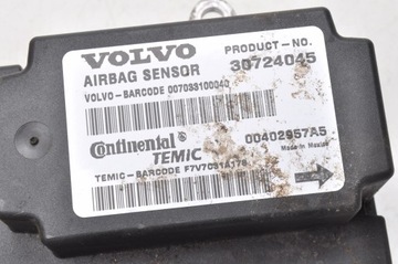 VOLVO C30 S40 V50 C70 SENSOR AIRBAG 30724045