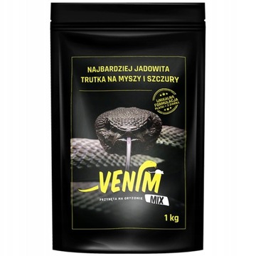 Venim MIX 1kg Trucizna trutka przeciwko myszom i szczurom ziarno i płatki