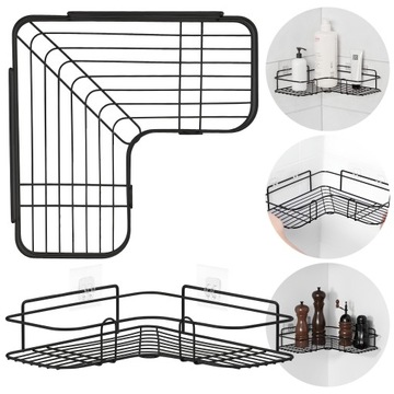 ПОДВЕСНАЯ ПОЛКА ДЛЯ ВАННОЙ ДУША-ЛОФТА, САМОКЛЕЯЩАЯСЯ ДУШЕВАЯ