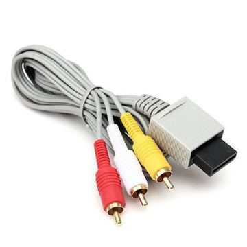3 аудио-AV-кабеля Chinch для консоли Nintendo Wii