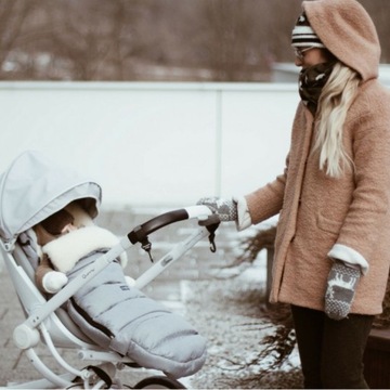 Спальник Zaffiro iGrow 4.0 для коляски, регулируемый, утепленный шерстью