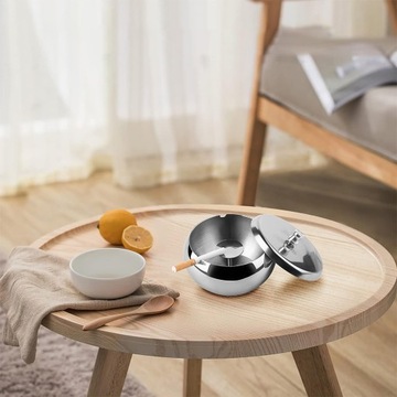 ЗАКРЫТАЯ ПЕПЕЛЬНИЦА ДЛЯ БАЛКОНА, МЕТАЛЛИЧЕСКАЯ, САДОВАЯ, БЕЗ ЗАПАХА