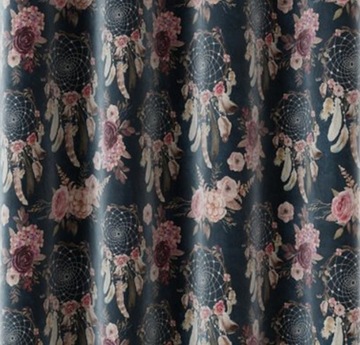 ZASŁONA W ŁAPACZE SNÓW velvet140X250