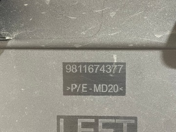 LIŠTA DVEŘE LEVÝ PŘEDNÍ PEUGEOT 5008 II