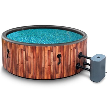 НАДУВНОЙ САДОВЫЙ СПА БАССЕЙН С ГИДРОМАССАЖЕМ НА 6 ЧЕЛОВЕК МОДЕЛЬ 2024 ГОДА ЧАЙ