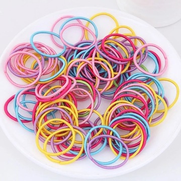 РЕЗИНКИ ДЛЯ ВОЛОС MIX COLOR БОЛЬШОЙ НАБОР 250 ШТ.
