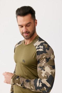 БЫСТРОСЫХАЮЩАЯ ФУТБОЛКА ТЕРМОАКТИВНАЯ ТОЛСТОВКА ХАКИ КАМУФЛЯЖНАЯ ГРУБАЯ РАДИКАЛ