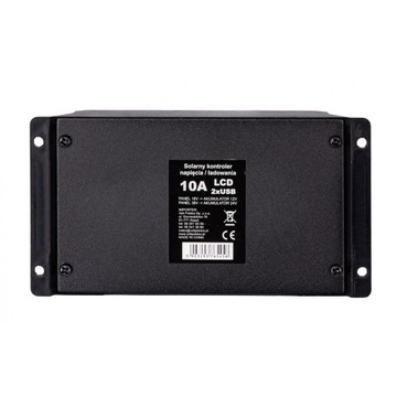 СОЛНЕЧНЫЙ РЕГУЛЯТОР SOL PWM 10A, 2xUSB, ЖК-дисплей