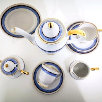 030 ASTRA SERWIS KAWOWY 12/39 CHODZIEŻ PORCELANA