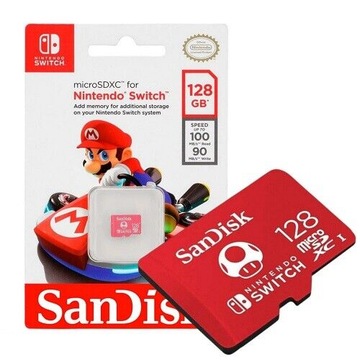 Карта microSD SanDisk Nintendo Switch 128 ГБ