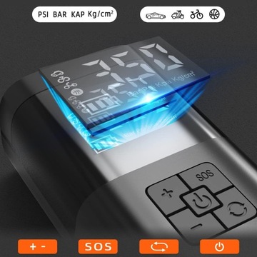 МИНИ-ШИННЫЙ НАСОС СО СВЕТОДИОДНОЙ ПОДСВЕТКОЙ ЭЛЕКТРИЧЕСКИЙ ВОЗДУШНЫЙ НАСОС ДЛЯ АВТОМОБИЛЯ