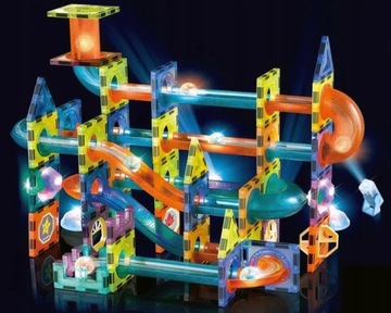 МАГНИТНЫЕ БЛОКИ, СВЕТЯЩАЯСЯ ШАРОВАЯ ДОРОЖКА 202 EL XXL