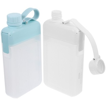 КВАДРАТНАЯ БУТЫЛКА ДЛЯ ВОДЫ, ПЛОСКАЯ, БОЛЬШАЯ ЕМКОСТЬ, СПОРТИВНЫЕ БУТЫЛКИ ДЛЯ ПУТЕШЕСТВИЙ, ПОРТАТИВНЫЕ