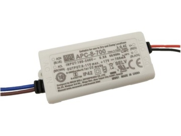 Driver LED MEAN WELL APC-8-700, 5-11V, 700mA