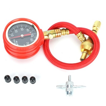 Манометр 0–70 фунтов на квадратный дюйм Манометр для шин со шкалой высокого давления