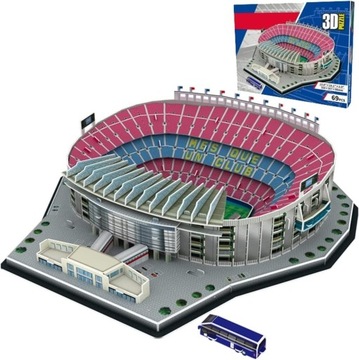 PUZZLE 3D DUŻY STADION CAMP NOU BARCELONA PRZESTRZENNE ZRĘCZNOŚCIOWE