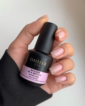 DIDIER LAB СТРОИТЕЛЬНЫЙ ГЕЛЬ В БУТЫЛКЕ, НАТУРАЛЬНАЯ РОЗА, 15МЛ