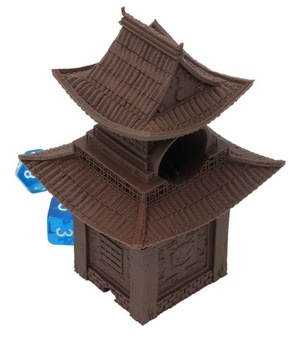 Маленькая Япония - маленькая башня для игры в кости - Конец судьбы Сёгун Крошечные башни Башня для игры в кости