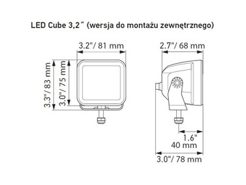 Лампы дальнего света Hella Black Magic Series LED3.2