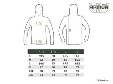 ХУДИ DELPHIN UV ARMOR 50+ ОЛИВКОВОЕ R. L