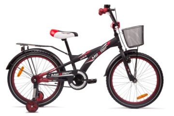 Велосипед дитячий Mexller BMX 20 чорно - червоний килимків колесо 20 " чорний
