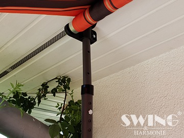 ЗАЖИМНАЯ ТАРИЗА ДЛЯ БАЛКОНА ТЕРРАСЫ LED 200см CREME