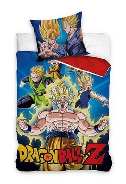 KOMPLET POŚCIELI BAWEŁNIANEJ 160X200 DRAGON BALL