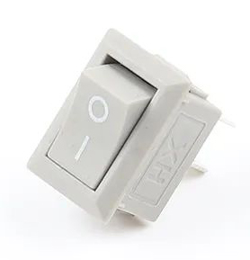 WŁĄCZNIK KOŁYSKOWY KCD11 250V 3A szary