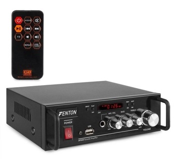 Wzmacniacz CYFROWY 2x50W KARAOKE BT USB akumulator