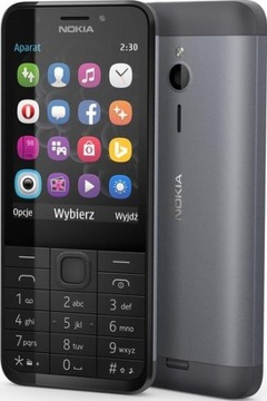 Nokia 230 Dual Sim Ciemnoszary OUTLET