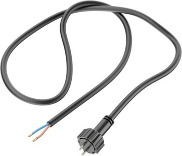 Kabel połączeniowy do systemu wtykowego NEMO (IP44), 1 m, czarny, 2 x 0,75