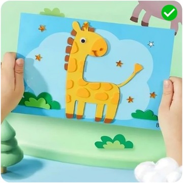 Наклейки-игрушки 3D-пазлы 12шт. Наклейки с живым океаном