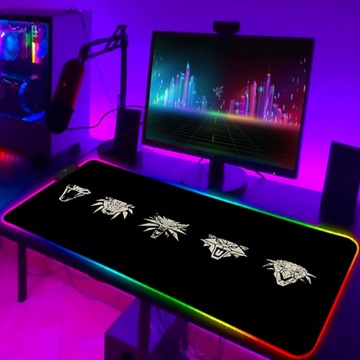 RGB Podkładka pod mysz Wiedźmin mata antypoślizgow