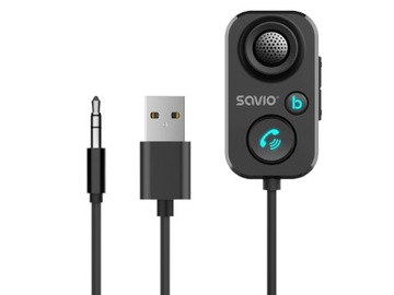 AUX-ПЕРЕДАТЧИК ДИНАМИК ПРИЕМНИК BLUETOOTH 5.1 USB SAVIO TR-13