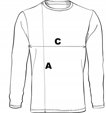 Женская T -мала с длинными рукавами. XL