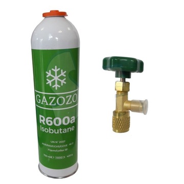 czynnik chłodniczy R600a izobutan + zawór