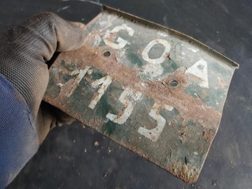 TABLICA REJESTRACYJNA SAMORÓBKA WYSTRÓJ GARAŻ