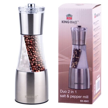 СОЛЬ ДЛЯ ПЕРЦА 2в1 Атласный ДУЭТ KINGHOFF