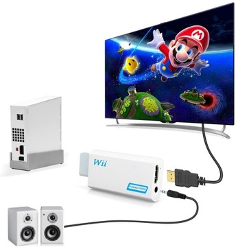 АДАПТЕР КОНВЕРТЕР КОНВЕРТЕР Wii в HDMI 1080p