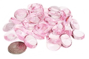 СТЕКЛЯННЫЕ ШАРИКИ, СИНТЕТИЧЕСКИЕ ПРОЗРАЧНЫЕ ТАБЛЕТКИ, 2 СМ, КАЖДОГО ЦВЕТА 300 шт.