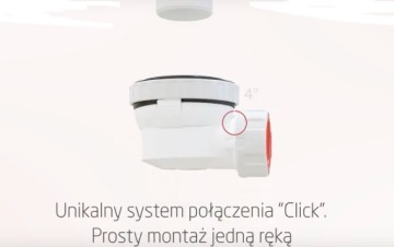 Низкий сифон для умывальника «клик-клак», хром NANO Tycner