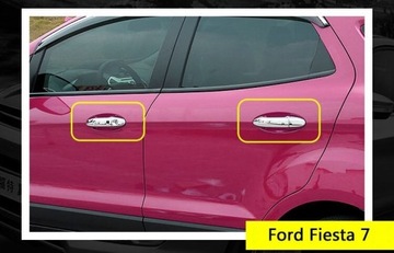 Nakładki na klamki chrom Ford Ekosport 2013-2015