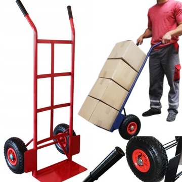 WÓZEK TRANSPORTOWY MAGAZYNOWY DWUKOŁOWY MŁYNARKA